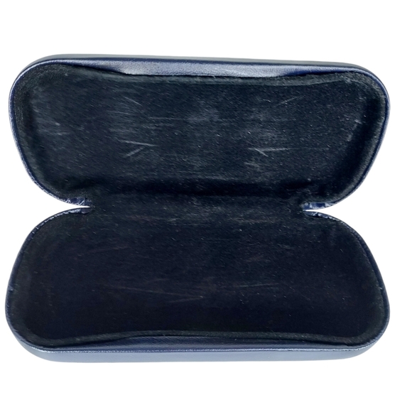 Chaps Ralph Lauren Navy Logo Hard Glasses Sunglass Hinged Case Unisex - Picture 8 of 8